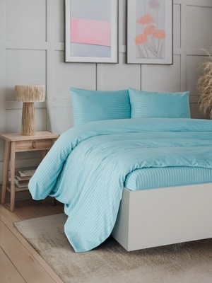 Patron Shoes Fermuarlı Çantalı Çift Kişilik %100 Pamuk Saten Lastikli Çarşaflı Nevresim Takımı