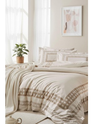 Özdilek Aurea Nevresim Takımı Çift Kişilik - Krem