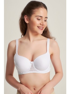 Pemilo Kadın 3060807 Dantelli Desteksiz Battal Sütyen