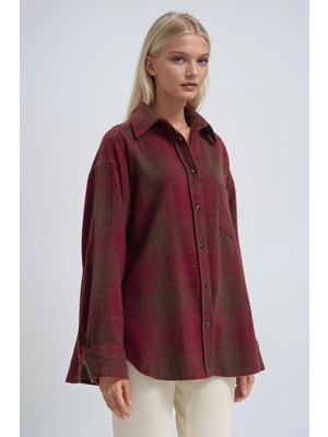 Lijuri Tek Cepli Oduncu Ekose Gömlek 3494