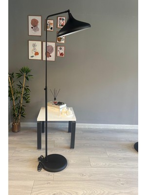 PremiumPort Siyah Lambader Düz Hareketli Modern Metal Dekoratif Aydınlatma