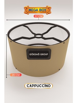 PremiumPort Şık ve Modern 37 cm Cappuccino Lambader ile Evinize Zarafet Katın