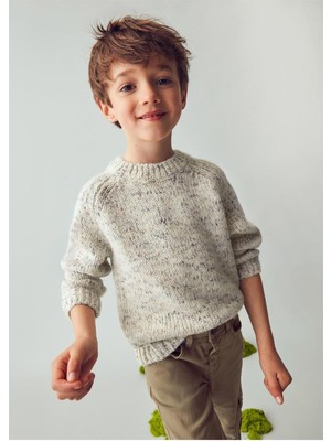 Mayoral Erkek Çocuk Örme Kazak Krem