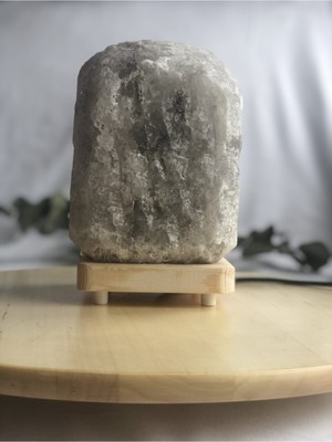 PremiumPort Açık Renkli 4 kg Doğal Tuz Lambası, Rahatlatıcı ve Dekoratif Ürün