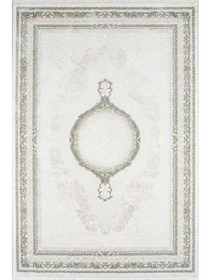 Hoom Rugs Akik 8622 Yeşil Modern Makine Halısı