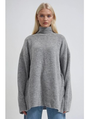 Lijuri Dik Yaka Triko Oversize Kazak 1413