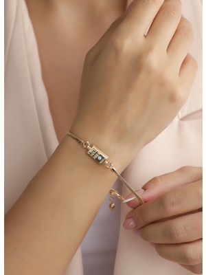 Narin Mücevherat Nar-In Altın Mücevherat Külçe Figürlü Italyan Zincir Altın Bileklik 018