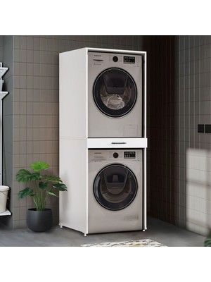 Setay Blesk Çamaşır ve Kurutma Makinesi Dolabı, Lara Çok Amaçlı Banyo Dolabı