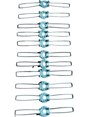 PremiumPort Yayı Ikili Abajur Seti 16 Cm, 10 Adet, Su Kabağı Tasarımı, Lamba ve Tuz Lambası Için Uygun