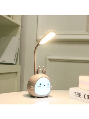 PremiumPort 3 Modlu Renkli Karikatür Masa Lambası, Çocuklar Için Eğlenceli ve Sevimli