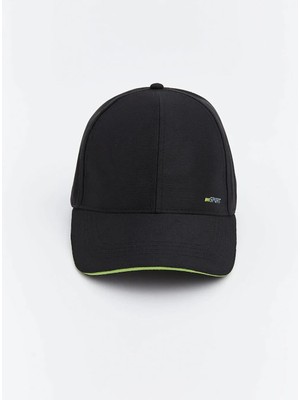 LC Waikiki Siyah Nakışlı Erkek Kep Şapka  (S6)