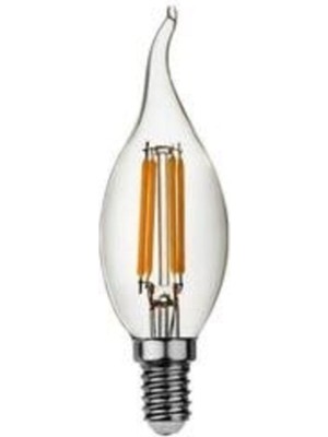 PremiumPort Kıvrık Uçlu Rustik Paket Ampül 5'li 4W E14, Şık ve Enerji Tasarruflu Aydınlatma