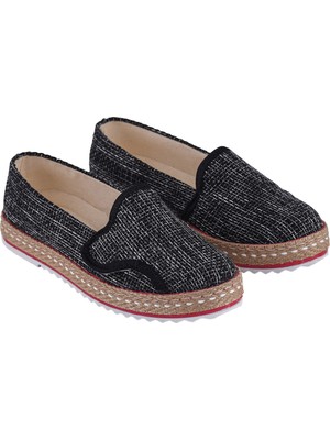 Cotto Shoes Kırçıl Gri Keten Kadın Sneaker