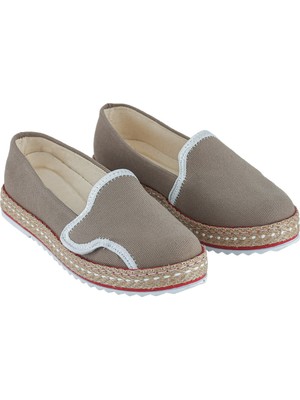 Cotto Shoes Vizon Keten Kadın Sneaker