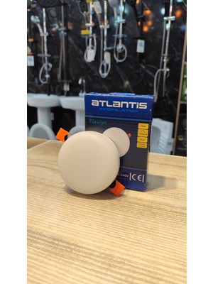 5li Paket Atlantis 10 Watt Iç Çapı Ayarlanabilir Panel Beyaz Işık Yüksek Lümen