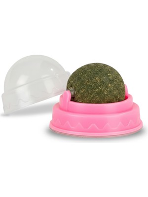 Omilife Yuvarlak Kedi Otu ve Kedi Nanesi Dolgulu Oyun Topu - Eğlenceli, Doğal Kedi Oyuncağı, Yumuşak ve Dayanıklı, Yavru ve Yetişkin Kediler Için