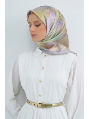 Armine Saf Ipek Twill Eşarp 9519D 84