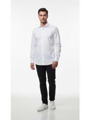 Kadir Büyükkaya Italyan Yaka Gömlek OUTLET-KAO4996S