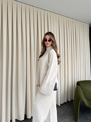 Laluvia Taş Örme Triko Takım - 98078