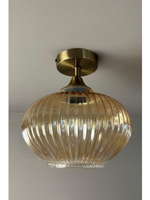 PremiumPort Cam Piramit Sarkıt Avize, Retro Tasarım, Restoran ve Salon Aydınlatması