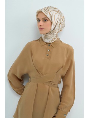 Armine  Saf Ipek Twill Eşarp 9511D 02
