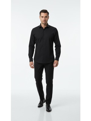 Kadir Büyükkaya Italyan Yaka Gömlek OUTLET-KAO4996S