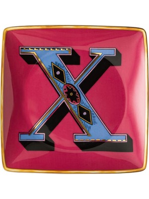 Versace Holiday Alphabet 12 cm Kare Tabak x HARFI 11940-403704-15253