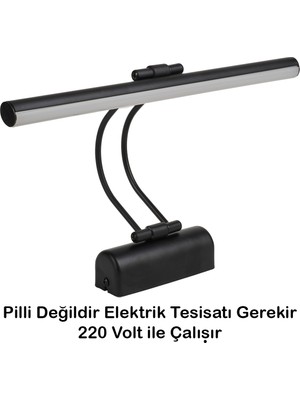 PremiumPort Modern Flüt LED Aplik, 3200K Gün Işığı, Banyo, Çalışma ve Duvar Aydınlatması