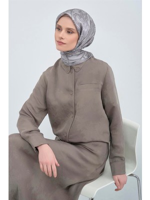 Armine  Saf Ipek Sura Eşarp 9537D 81