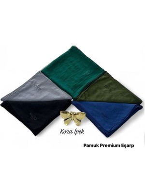 Bilmar Pamuk Premium Eşarp 95 x 95 cm x 5 Adet