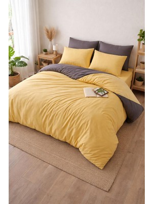 İyi Geceler İstanbul Iyi Geceler Istanbul In Line Nevresim Takımı Çift Kişilik - Sarı