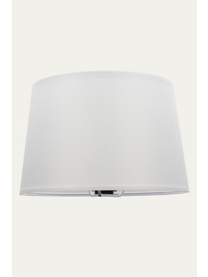 PremiumPort Modern Beyaz Lambader Şapkası, Şık ve Zarif Aydınlatma Aksesuarı