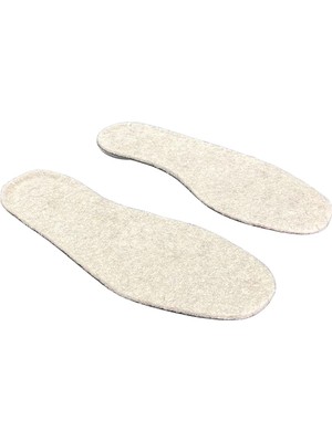 abnturk Ayakkabı Beyaz Yün Keçe 43-45