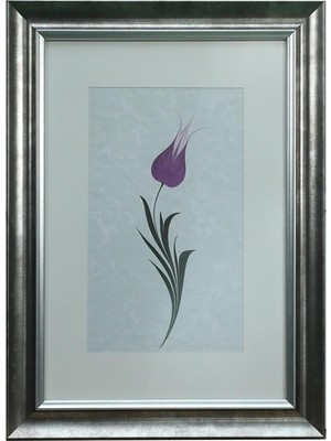 E38 El Işçiliği Lale Ebru Tablo 50*36 CM-6455