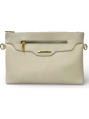 Sanmorris Kadın Suni Deri Ayarlanabilir Çapraz ve El Askılı Portföy, Clutch Çanta
