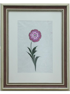 E38 El Işçiliği Yonca Yaprağı Ebru Tablo 55*44 CM-6466