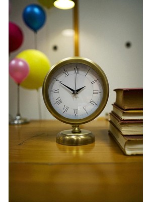 Lowell Home Retro Eskitme Metal 25 x 20 cm Masa Saati RSYT-LWL34