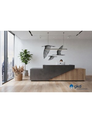 Güneş Krom Dekorasyon Gkd Siyah 3'lü Takım Kuğular Metal Duvar Dekoru, Metal Duvar Dekoru, Ev, Ofis Dekorasyonu