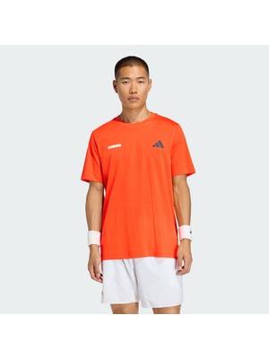 Adidas Performance KB9432 Tennis Hot Egg Graphic T-Shirt