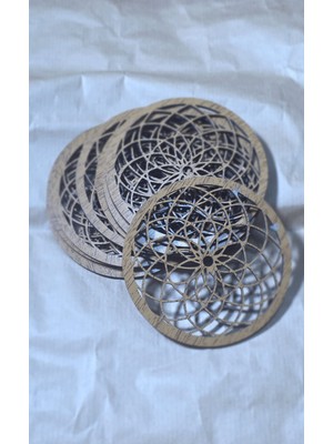 Mitos Space 6'lı Torus Bardak Altlığı