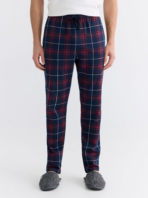 Lcw Kırmızı Standart Kalıp Ekose Erkek Pijama Alt