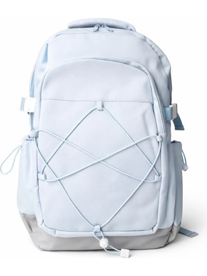  Ecrou Mavi 2 Bölmeli Aksesuarlı Okul Sırt Çantası