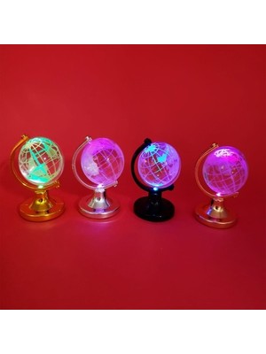 Ett Mini Işıklı Cam Kristal Dünya Dinç Store - 004982
