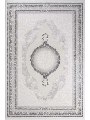 Hoom Rugs Akik 8625 Antrasit Modern Makine Halısı