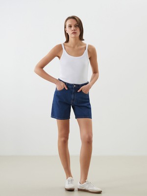 Lc Waikiki Yeni Sezon Standart Fit Kadın Jean Şort
