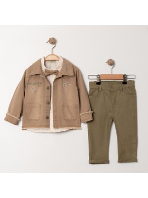 Cocosiss Nakışlı 3' Lü Erkek Takım