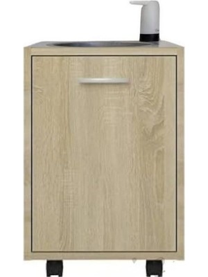 Visnes Mobil Seyyar Lavabo Ünitesi Fizyoterapist Kreş Yeni Yönetmeliğe Uygun Şarjlı Model Alaska