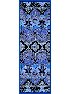 Arancia Mavi 70X200 Ipek Twill Şal