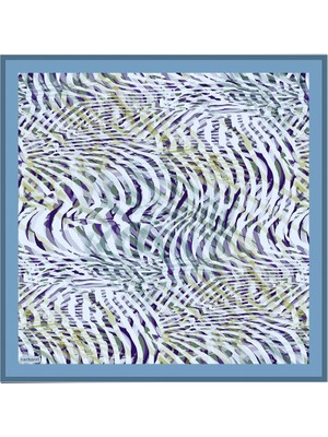 Cacharel Açık Mavi  Ipek Twill Eşarp