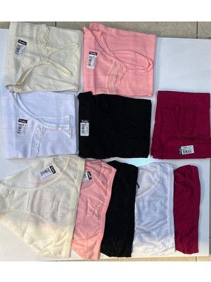 Tutku Kadın Iç Çamaşırı Takımı / Kadın Atlet/ Kadın Külot-Karışık-S/m